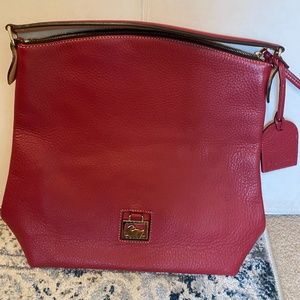 Dooney & Bourke Leather Large Red Sac